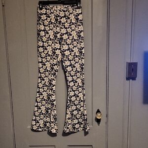Floral Women's Boot Cut Pants